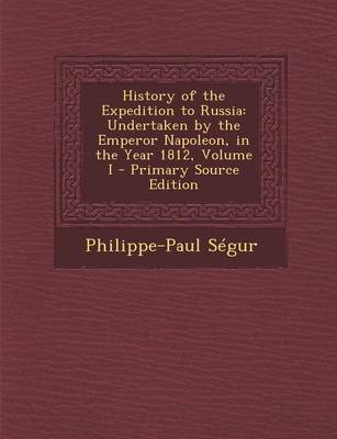 Book cover for History of the Expedition to Russia