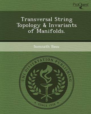 Book cover for Transversal String Topology & Invariants of Manifolds