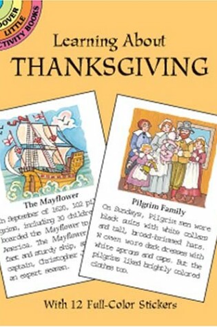 Cover of Learning about Thanksgiving Sticker