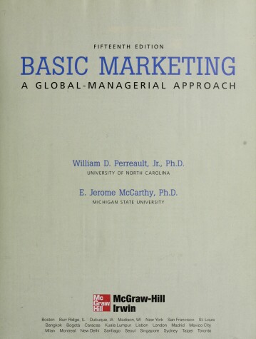 Book cover for Perreault, Jr. ] Basic Marketing ] 2005 ] 15