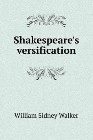 Cover of Shakespeare's versification