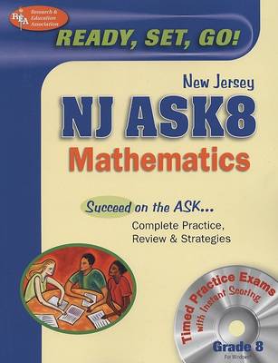 Book cover for NJ Ask8 Mathematics W/Testware (Rea)