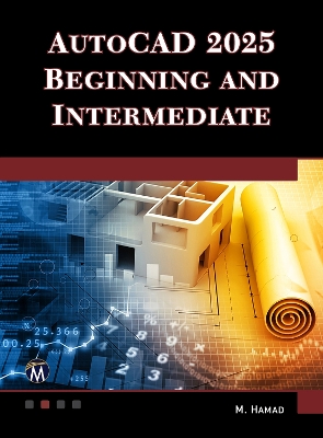 Book cover for AutoCAD 2025 Beginning and Intermediate