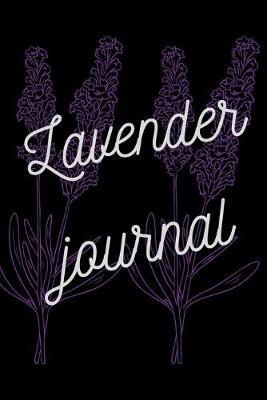 Book cover for Lavender journal
