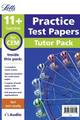 Cover of 11+ Mock Test Papers Tutor Pack for CEM Inc Audio Download