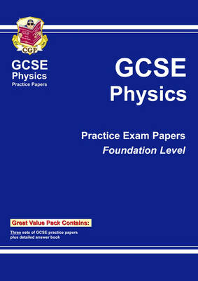 Book cover for GCSE Physics Foundation Level Bookshop Practice Paper