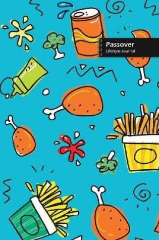 Cover of Passover Lifestyle Journal, Blank Write-in Notebook, Dotted Lines, Wide Ruled, Size (A5) 6 x 9 In (Royal Blue)