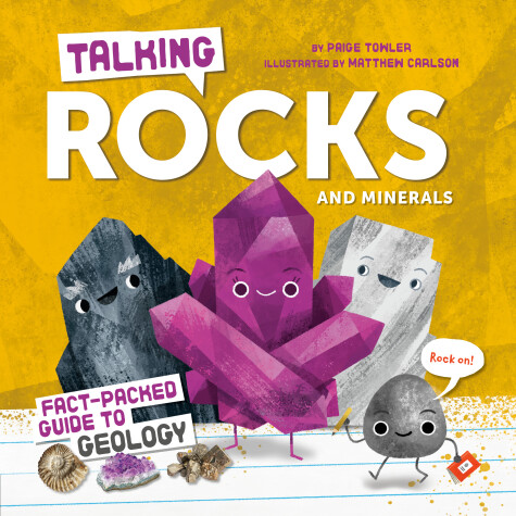 Book cover for Talking Rocks and Minerals: Fact-Packed Guide to Geology