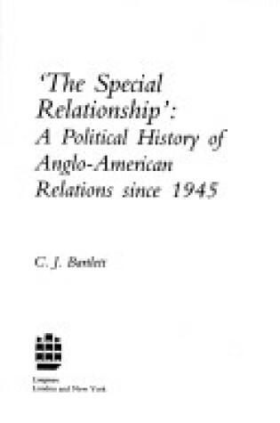 Cover of The Special Relationship