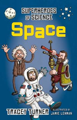 Book cover for Superheroes of Science Space