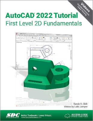 Book cover for AutoCAD 2022 Tutorial First Level 2D Fundamentals