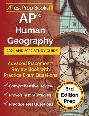 Book cover for AP Human Geography 2021 and 2022 Study Guide