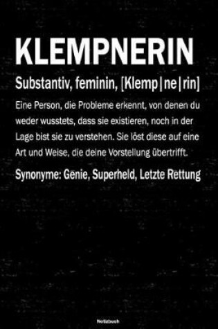 Cover of Klempnerin Notizbuch