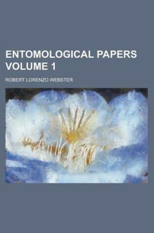 Cover of Entomological Papers Volume 1