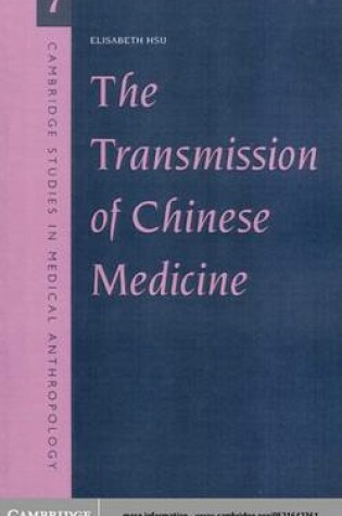 Cover of The Transmission of Chinese Medicine