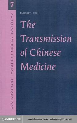 Book cover for The Transmission of Chinese Medicine