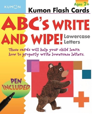 Book cover for ABC's Write and Wipe Lowercase Letters