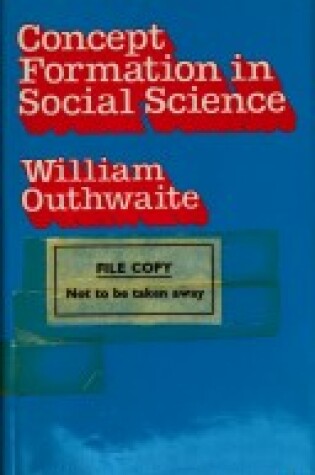 Cover of Concept Formation in Social Science