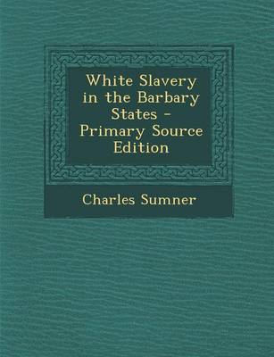 Book cover for White Slavery in the Barbary States