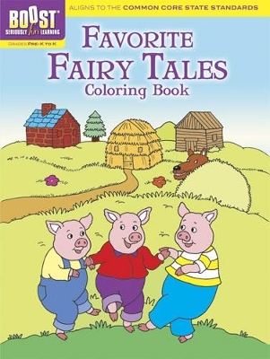 Book cover for Boost Favorite Fairy Tales Coloring Book