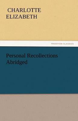 Book cover for Personal Recollections Abridged