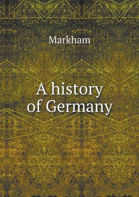 Book cover for A history of Germany