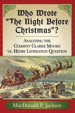 Cover of Who Wrote ""The Night Before Christmas""?