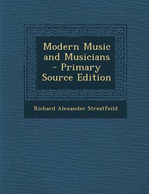 Book cover for Modern Music and Musicians