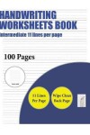 Book cover for Handwriting Worksheets Book (Intermediate 11 lines per page)