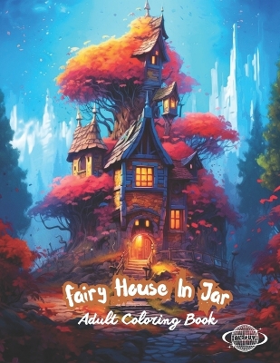 Book cover for Fairy House In Jar Coloring Book
