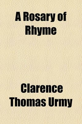 Book cover for A Rosary of Rhyme