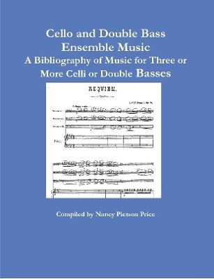 Book cover for Cello and Double Bass Ensemble Music