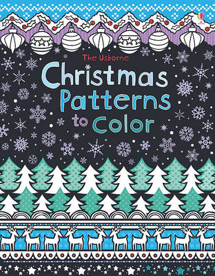 Book cover for The Usborne Christmas Pattern to Color