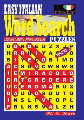 Book cover for Easy Italian Word Search Puzzles. Vol. 2