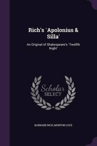 Cover of Rich's Apolonius & Silla'