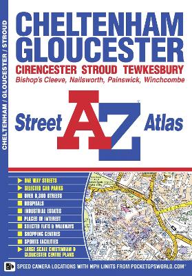 Book cover for Cheltenham, Gloucester and Stroud A-Z Street Atlas