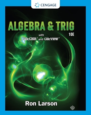 Book cover for Webassign Printed Access Card for Larson's Algebra & Trigonometry, 10th Edition, Single-Term