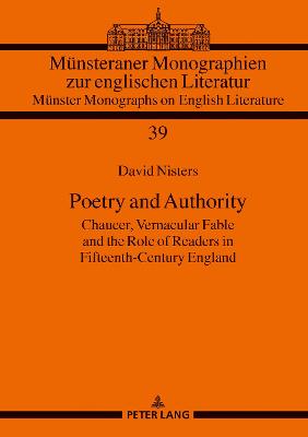 Cover of Poetry and Authority