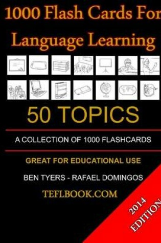 Cover of 1,000 Flash Cards for Language Learning