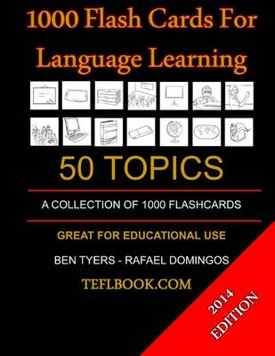 Book cover for 1,000 Flash Cards for Language Learning