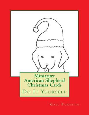 Book cover for Miniature American Shepherd Christmas Cards