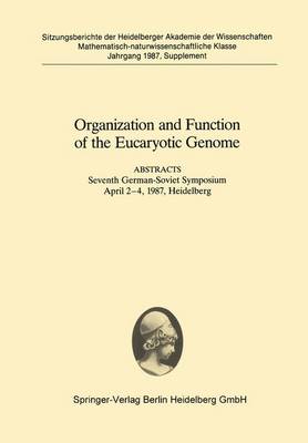 Book cover for Organization and Function of the Eucaryotic Genome