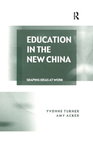 Cover of Education in the New China