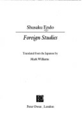 Cover of Foreign Studies
