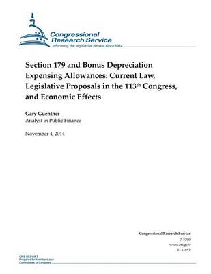 Cover of Section 179 and Bonus Depreciation Expensing Allowances