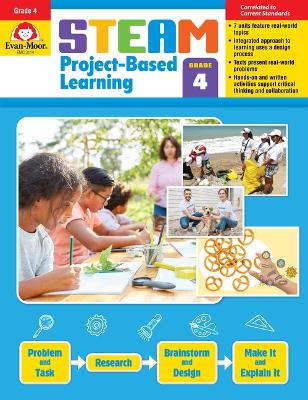 Cover of Steam Project-Based Learning, Grade 4