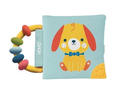 Book cover for My Soft Rattle and Teether Book: Dog