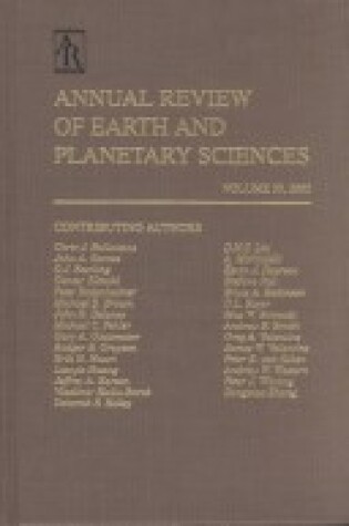 Cover of Earth & Planetary Sci.