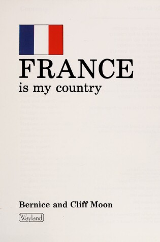 Cover of France Is My Country