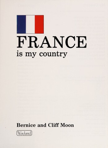 Book cover for France Is My Country